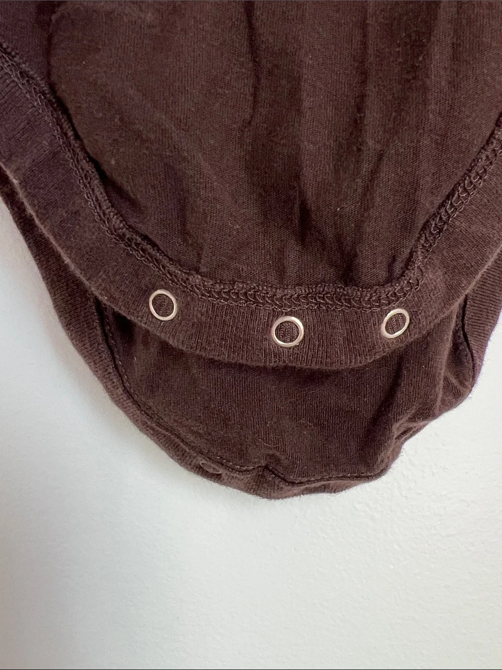 The Children's Place | Dark Brown Football Lace Graphic Bodysuit Size 12-18 M